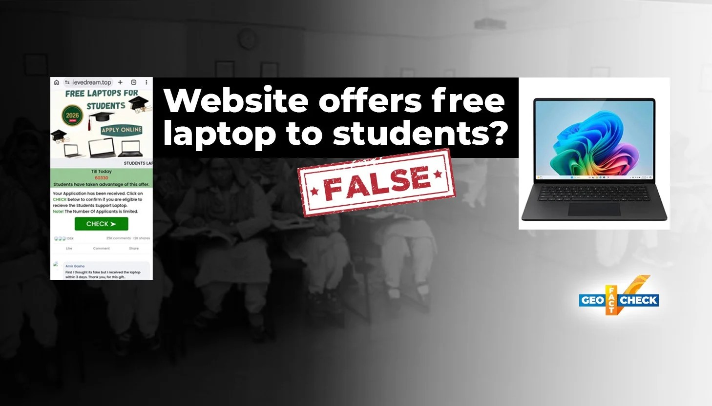 Fact Check: Viral Website Offering Free Laptops Is A Scam