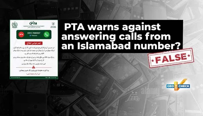 Fact Check: Fake PTA Notice Warns Against Answering Calls From Specific Number