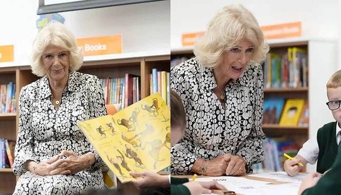 Queen Camilla sees Liverpool library 'rise from ashes' after devastating blaze