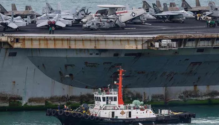 After 286 Days At Sea, US Aircraft Carrier Arrives In Thailand